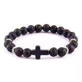 Unisex Astra Cross Bracelet - Cerapoet